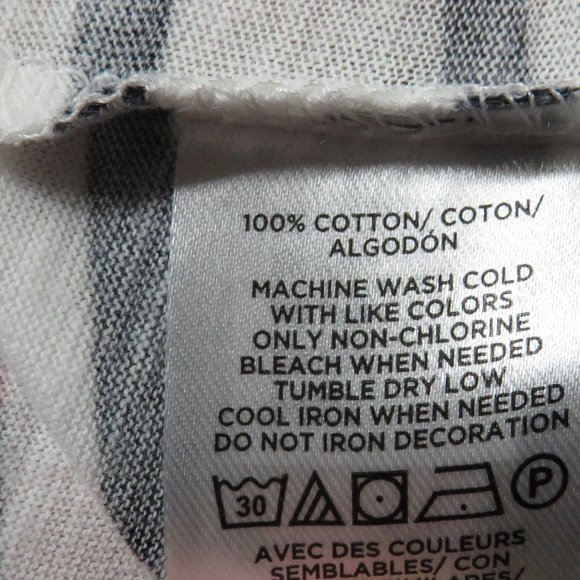 LOFT Striped Watermelon Print Women's Medium Vintage Soft Cotton Tee - Picture 3 of 7